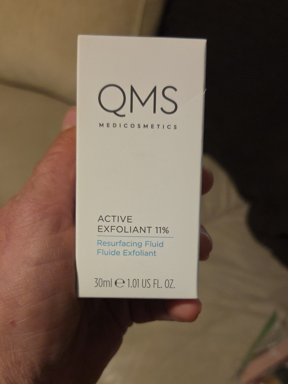QMS Medicosmetics Active Exfoliant 11% Resurfacing Fluid - White NIB Sealed